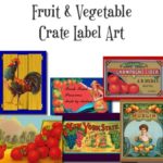 Fruit and Vegetable Crate Label Art